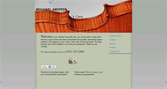 Desktop Screenshot of mikegriffin-luthier.com